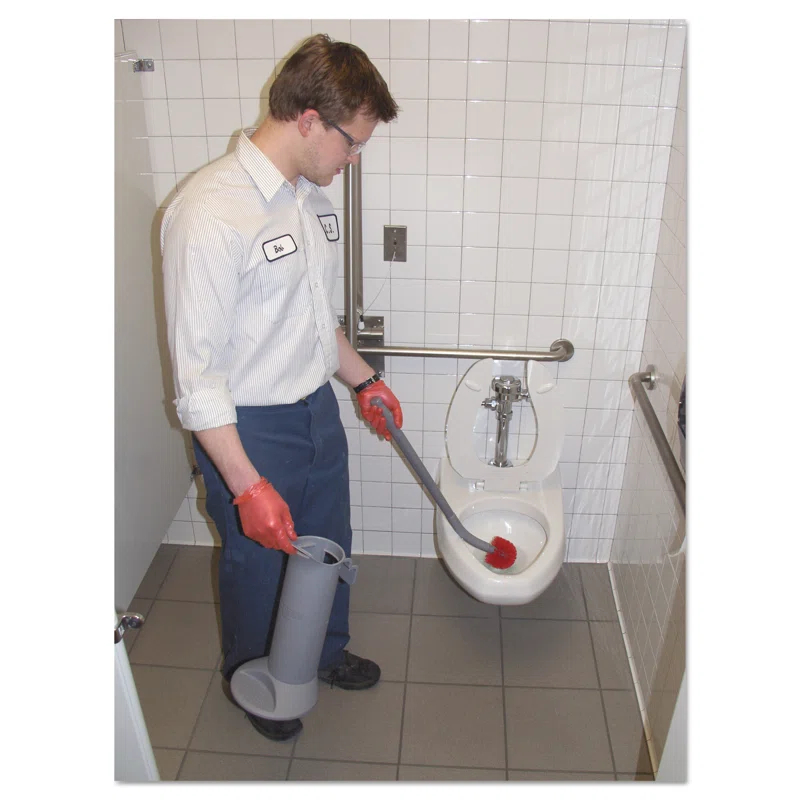Unger Unger Plastic Toilet Brush And Holder