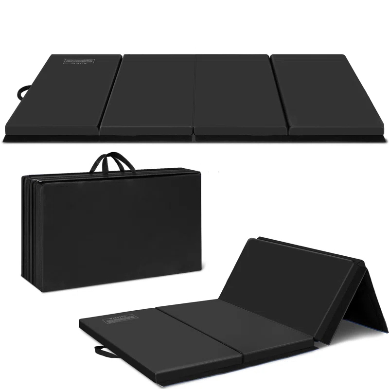 Polar Aurora 3'x6'x2 Thick Folding Gymnastics Exercise Mat Aerobics Stretching Yoga Mats