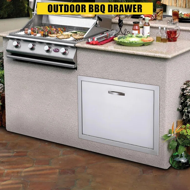 babevy Weatherproof Outdoor Cabinets - Durable Stainless Steel