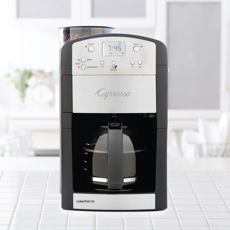 Capresso CoffeeTEAM GS Grind & Brew Coffee Maker
