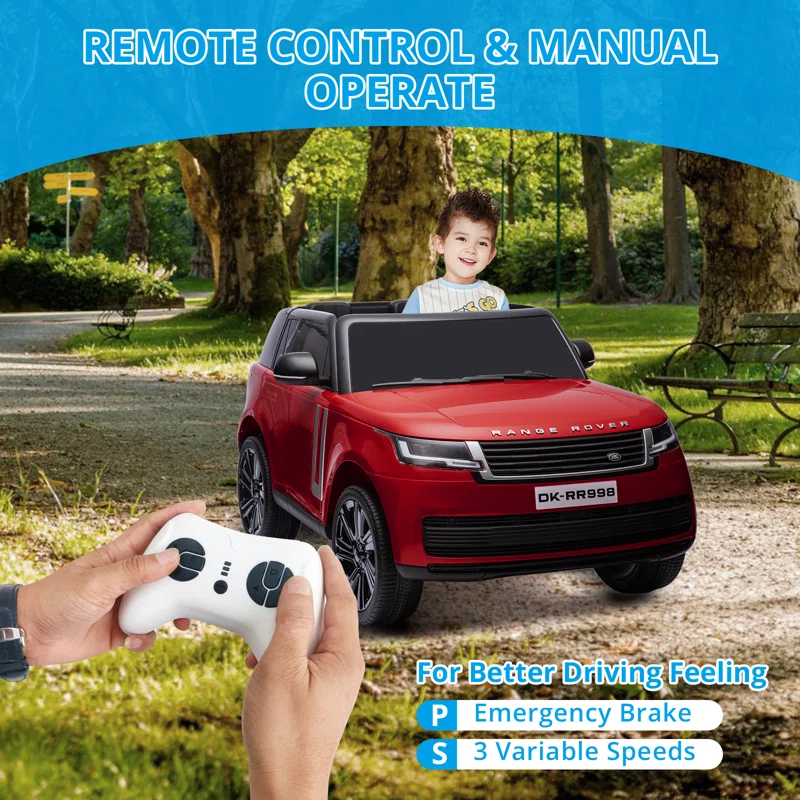 Hetoy 2 Seater Ride On Car For Kids