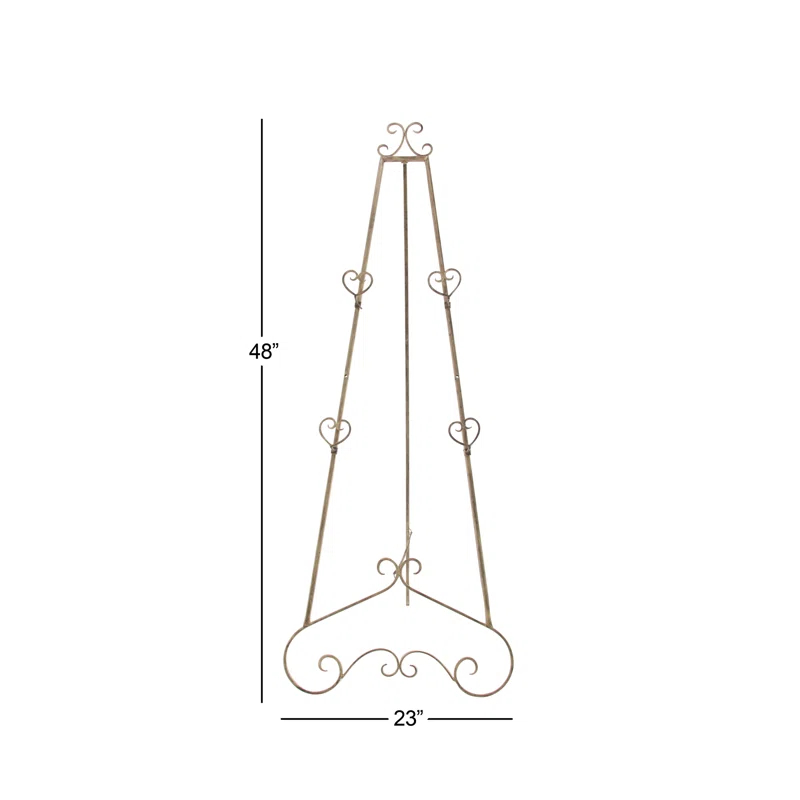 Cole & Grey Cole & Grey Adjustable Metal Tripod Easel