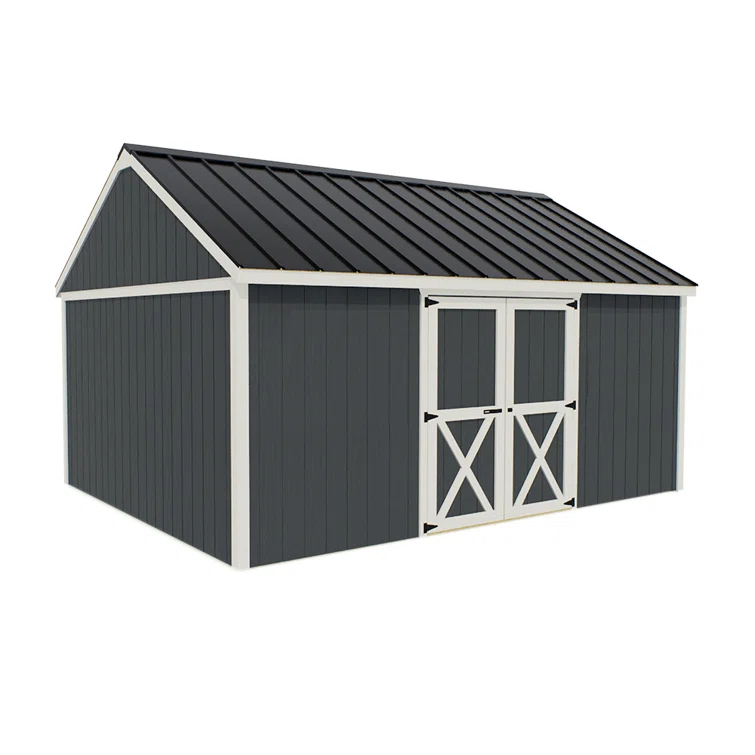 Best Barns Brookfield 16 ft. W x 12 ft. D Solid Wood Storage Shed