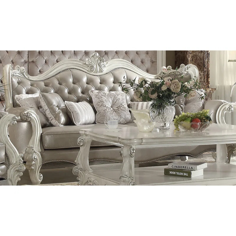 Tanner 92.51'' Faux Leather Sofa