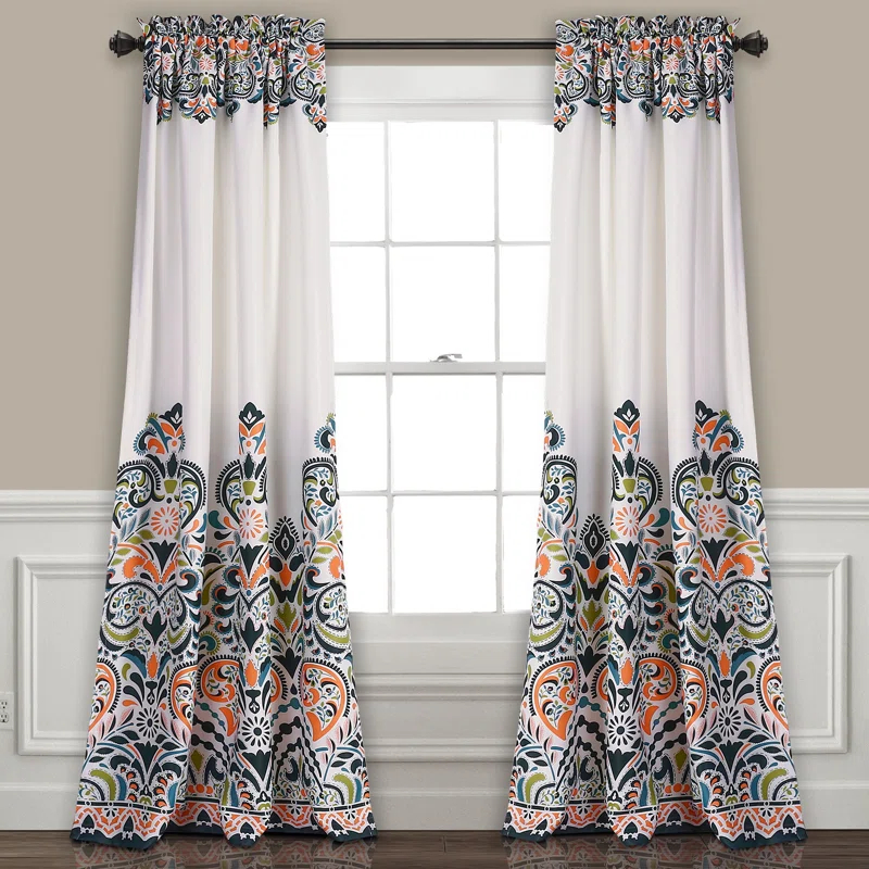 Lush Decor Polyester Room Darkening Curtain Pair (Set of 2)