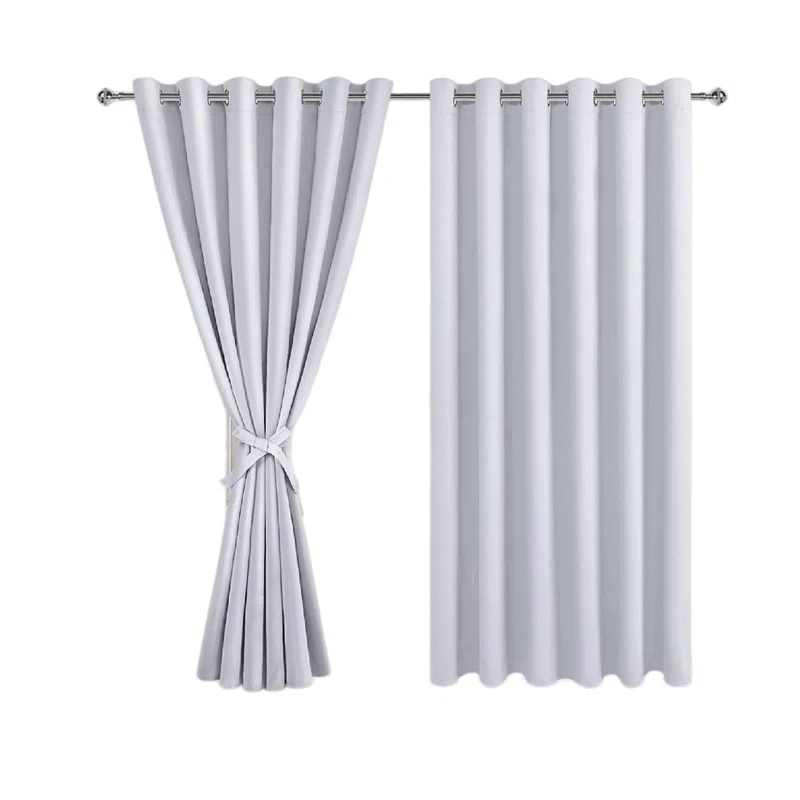 Eider & Ivory™ Tarrants Polyester Room Darkening Curtain Pair (Set of 2)