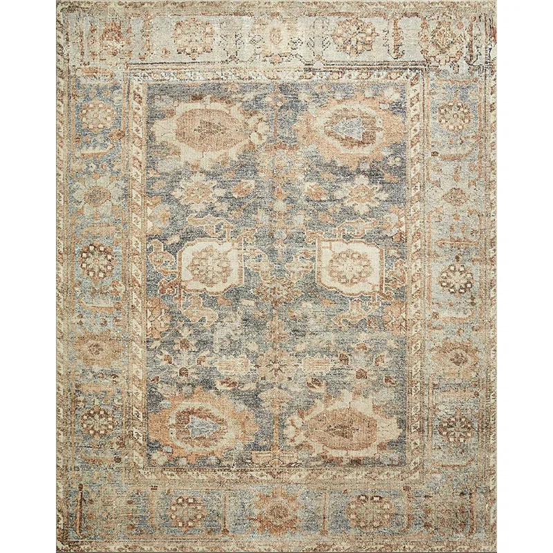 Loloi II Loloi Ocean/Spice Area Rug Feat. CloudPile