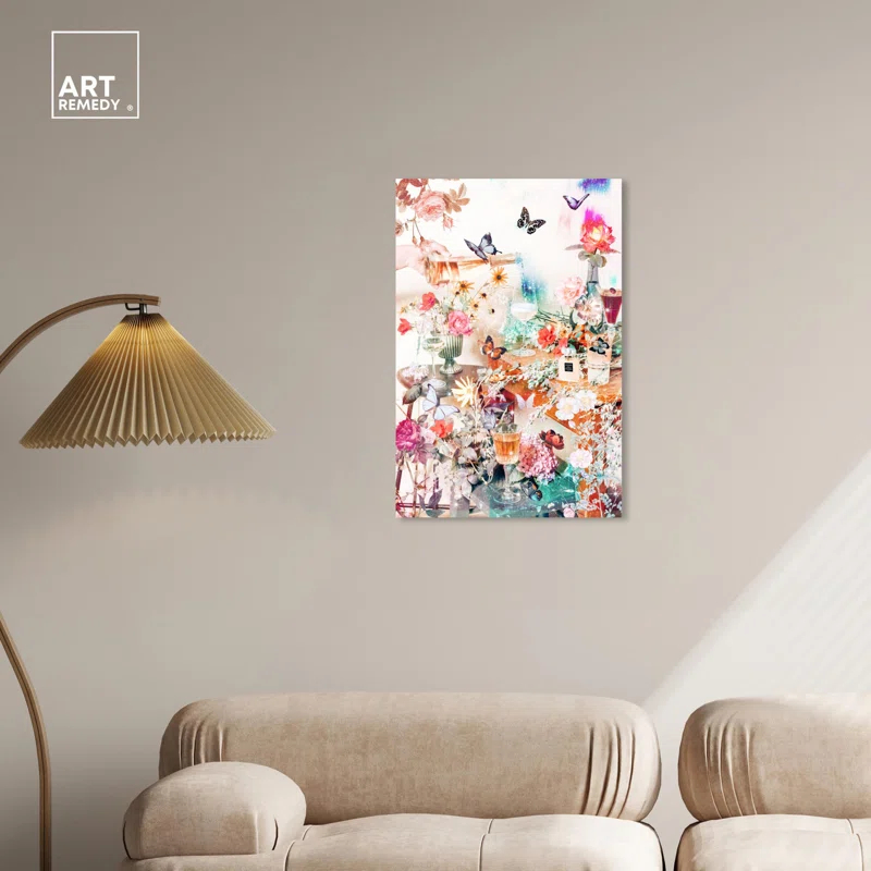 Art Remedy Bohemian Rhapsody Canvas Butterfly Art Prints by Art Remedy
