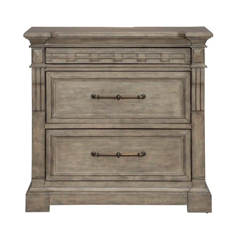 Liberty Furniture Town & Country Bedside Night Stand With Charging Station
