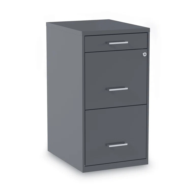 Inbox Zero 14'' Wide 3 -Drawer Steel File Cabinet