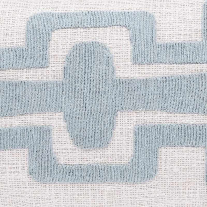 Stacy Garcia Home Geometric Handmade Cotton Wool Blend Decorative Throw Pillow