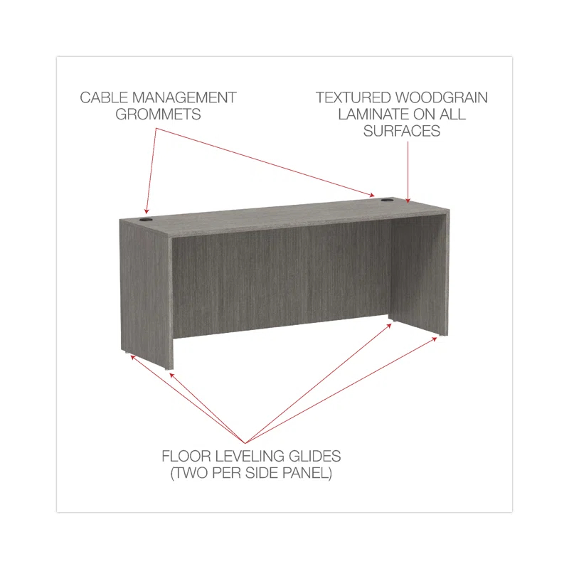 Alera® Credenza Desk