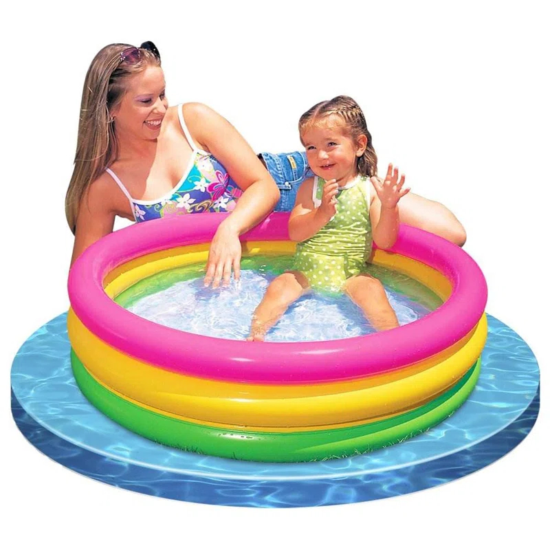 Intex Plastic Round Kiddie Pool H x W x L