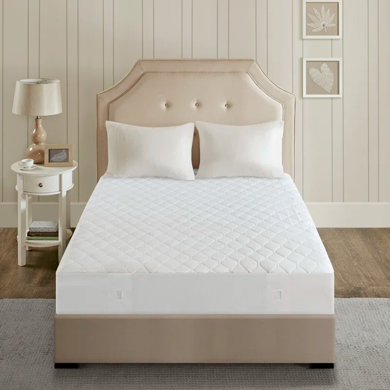 Beautyrest Cotton Blend Heated Mattress Pad