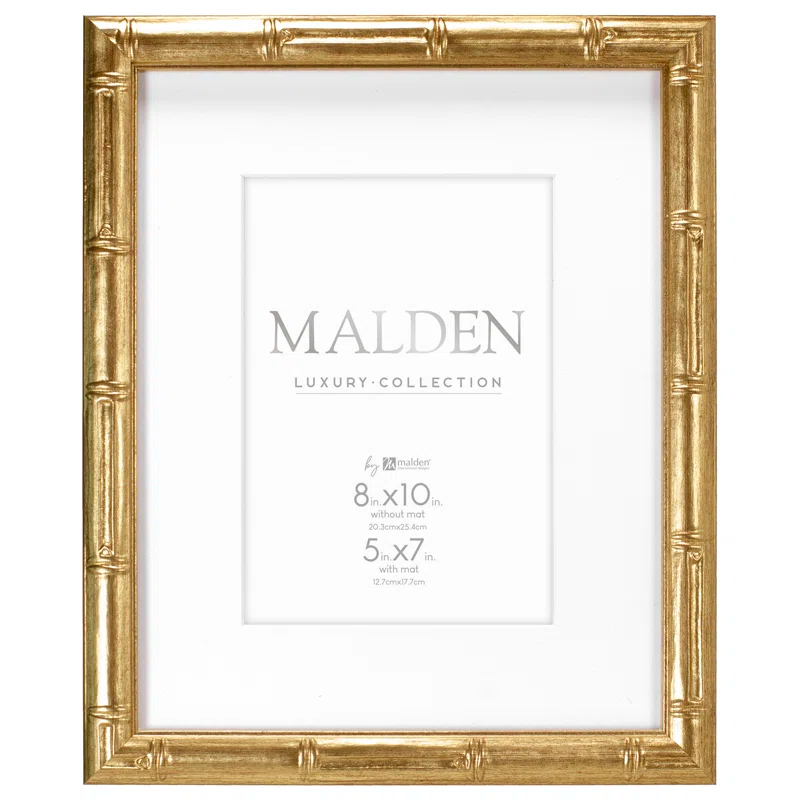 Malden Gold Picture Frame with Mat