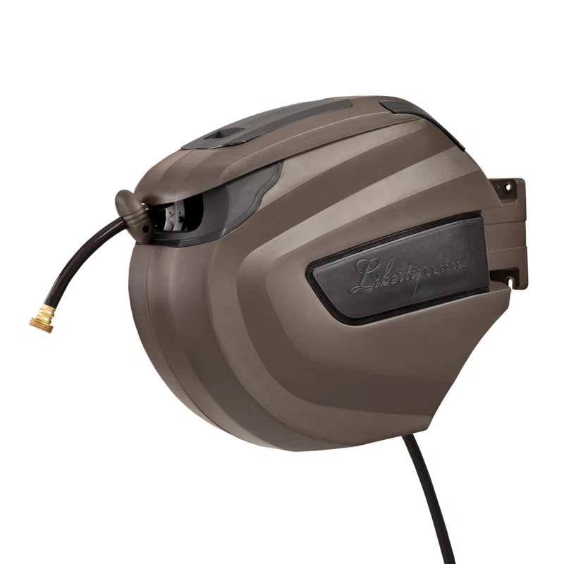 Liberty Garden Plastic Wall Mounted Hose Reel