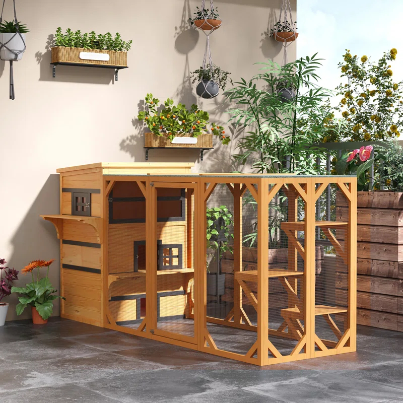 Tucker Murphy Pet™ 3-Story Cat House Feral Cat Shelter