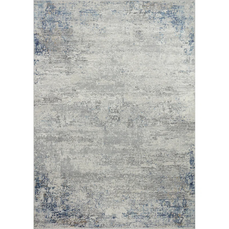 Pasargad Stella Gray/Blue Area Rug