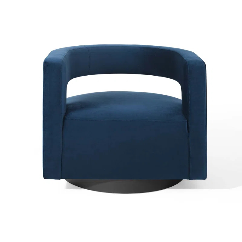 Modway Modway Spin Cutaway Performance Velvet Swivel Armchair