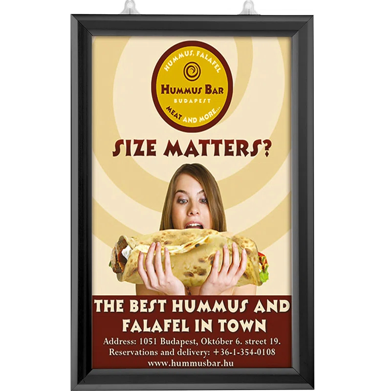 MT Displays Metal Beveled Picture Frame