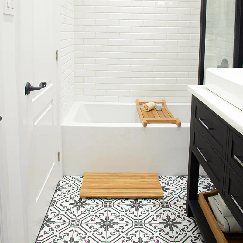 Teak Shower Mat