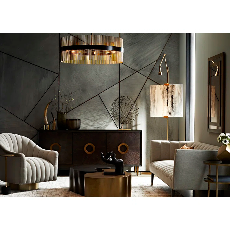 Bronze Sculptural Metal Coffee Table