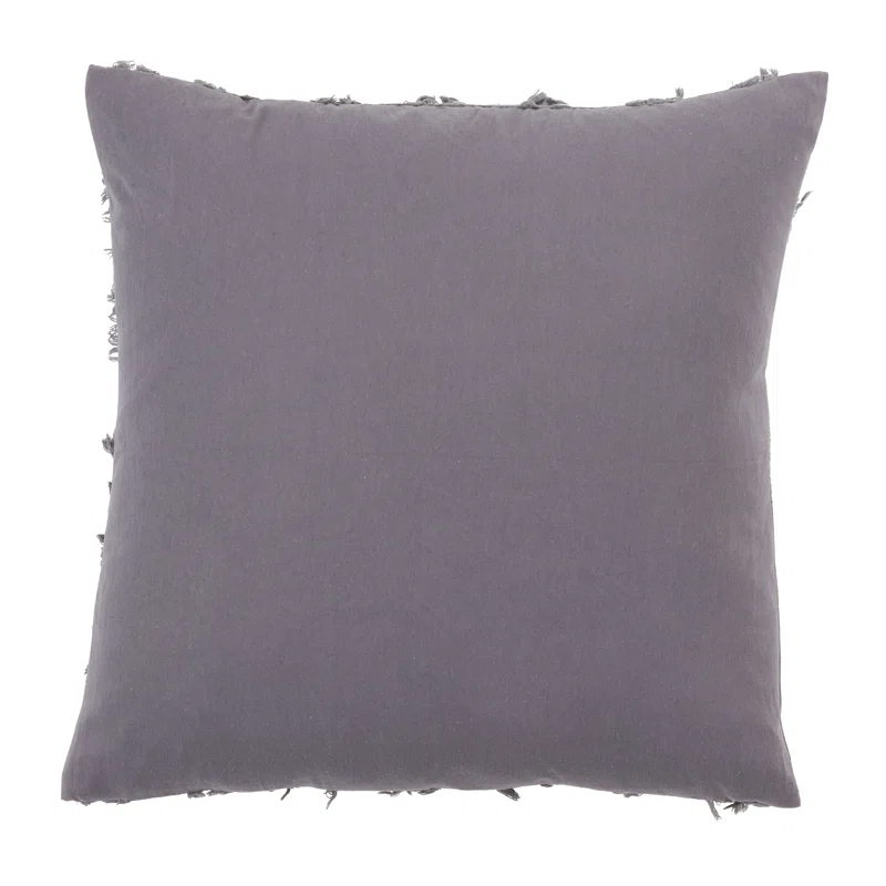 Isla Fringed Cotton Blend Throw Pillow