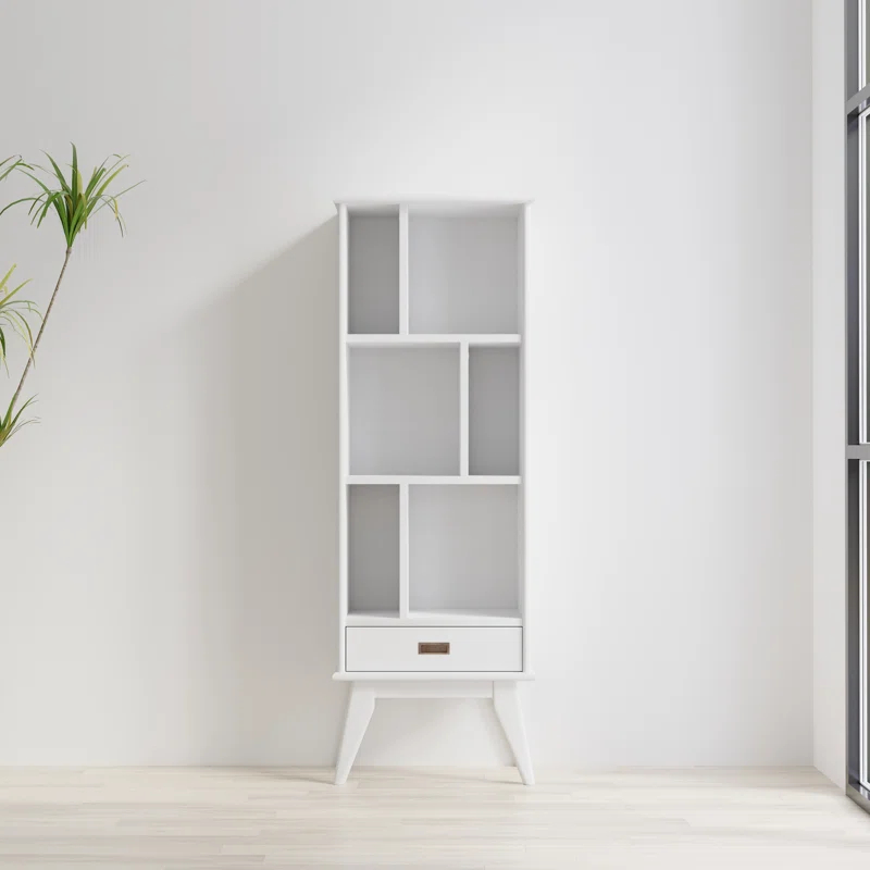Simpli Home Draper Storage Bookcase