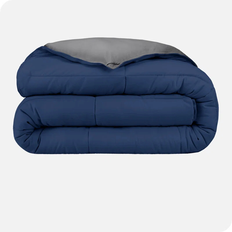 Bare Home Premium Ultra Soft Modern & Contemporary Box Stitch Comforter