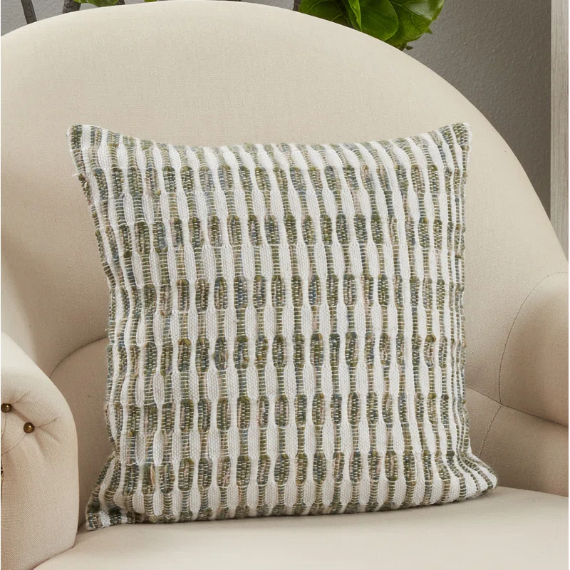Saro Laelia Collection Cotton Pillow Cover