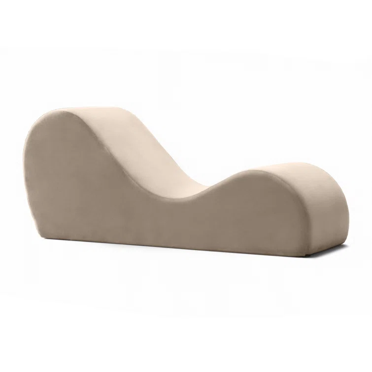 Latitude Run® Symons Sleek Chaise Lounge for Yoga - for Stretching, Relaxation, Exercise & More