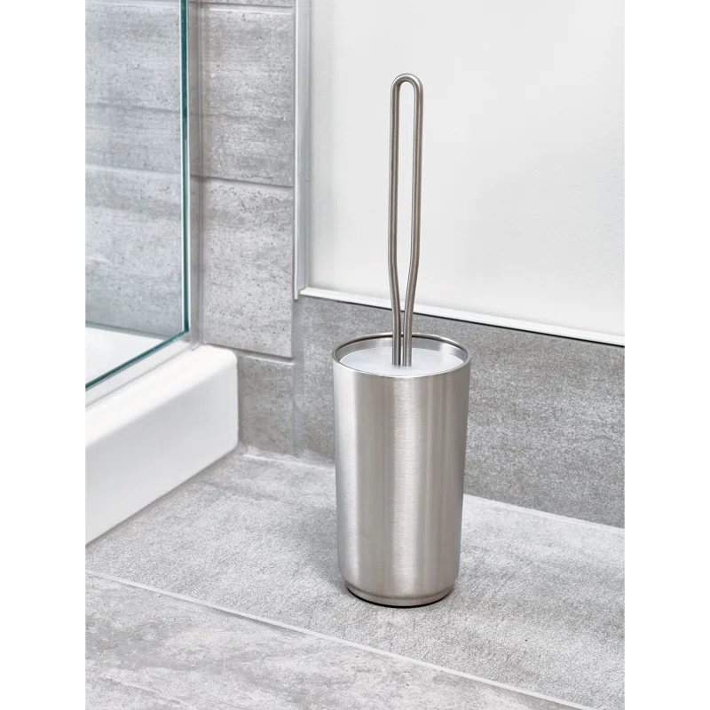 iDesign IDesign Austin Metal Toilet Brush And Holder