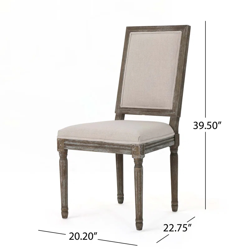 Libretto 20.5'' H Linen Upholstered Side Chair