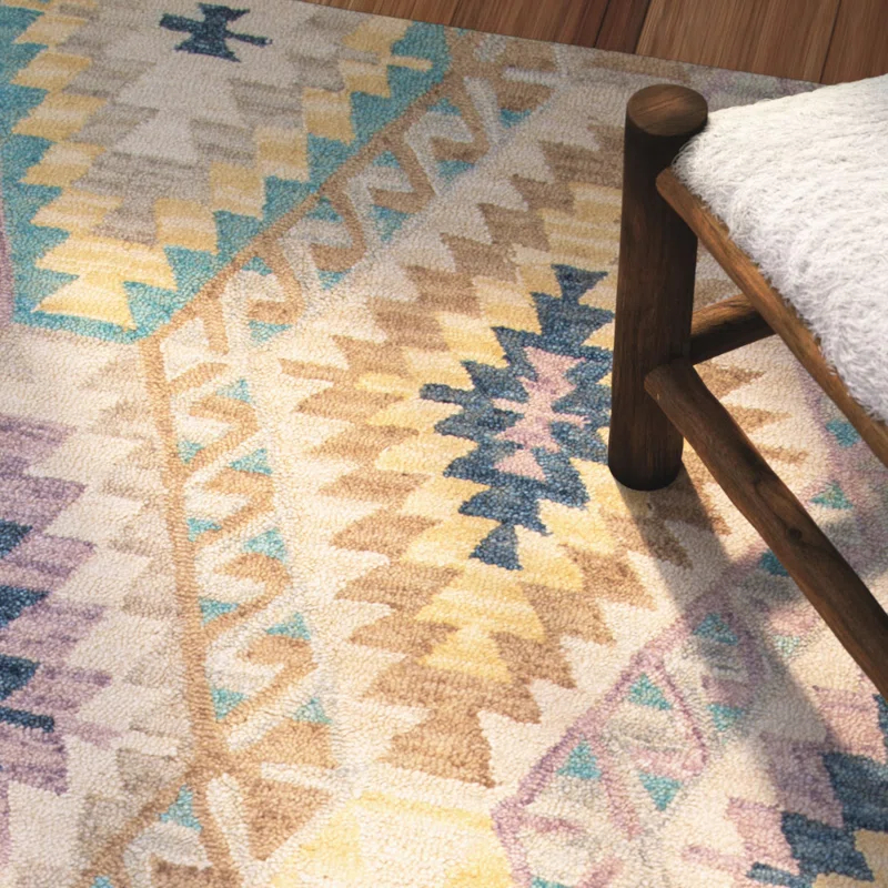 Union Rustic Pigg Wool Southwestern Rug
