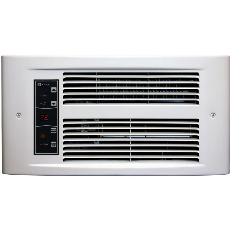 King Electric King Electric Electric Wall Mounted Space Heater with Adjustable Thermostat , Remote Included and with Digital Display