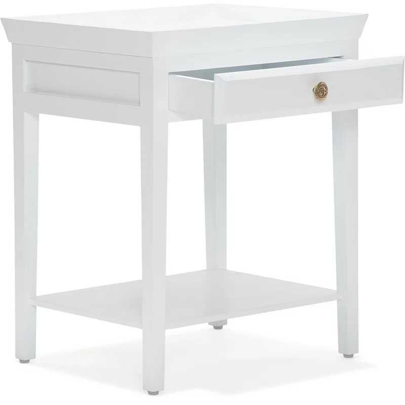 Finch Morris Hampton 2-Tier Bedside Table with Drawer