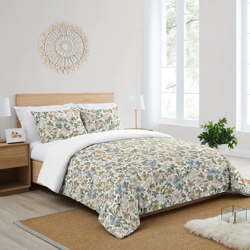 Vintage Floral Comforter Set