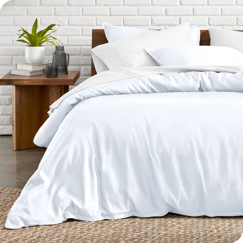 Bare Home Washed Microfiber Duvet Cover Set
