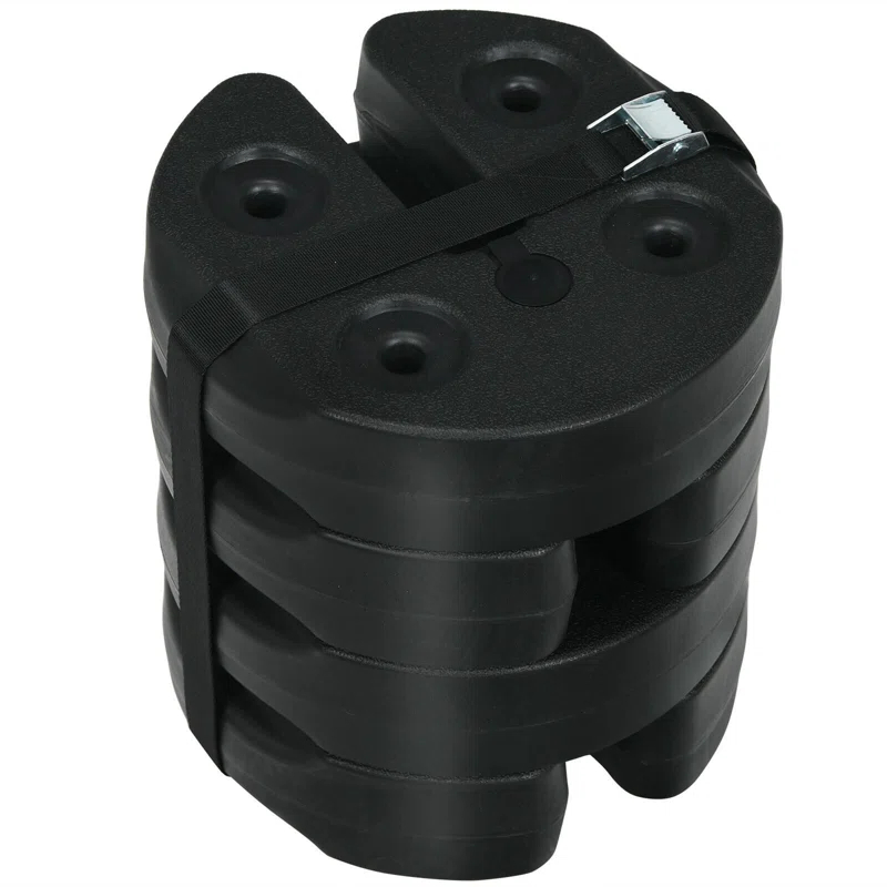 Gymax Gymax Black Plastic Weight (Set of 4)