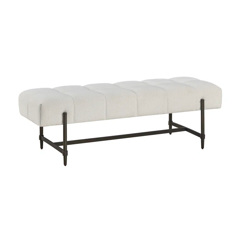Universal Furniture Serene Polyester Blend Upholstered Bench
