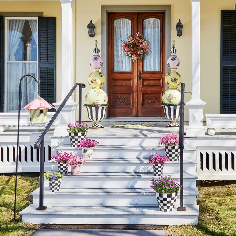 MacKenzie-Childs Hollyhock Birdhouse