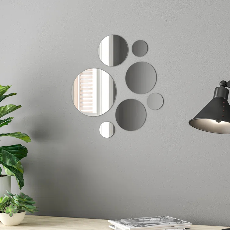 Elements Elements 7 Piece Round Mirror Set