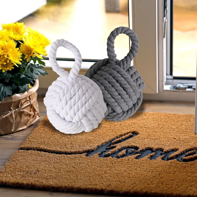 Whole House Worlds Fabric Weighted Floor Stop