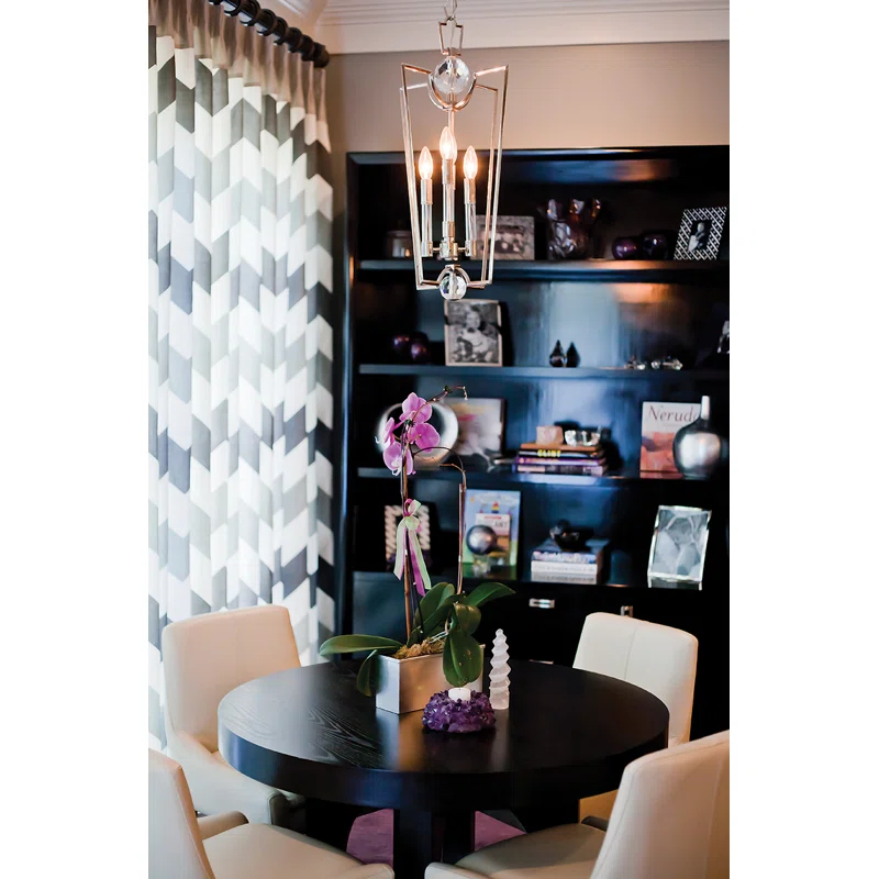 Hudson Valley Lighting Waterloo 4 - Light Glass Geometric Chandelier