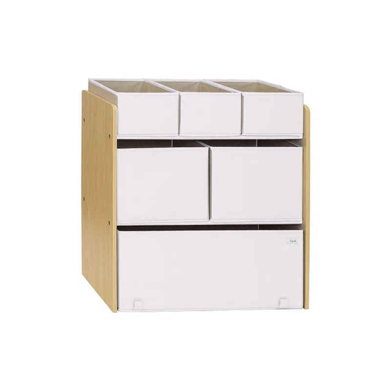 3 Sprouts - Toy Organizer Storage Unit with 6 Bins