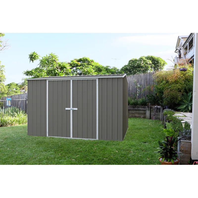 Absco Premier 10 ft. W x 10 ft. D Metal Storage Shed