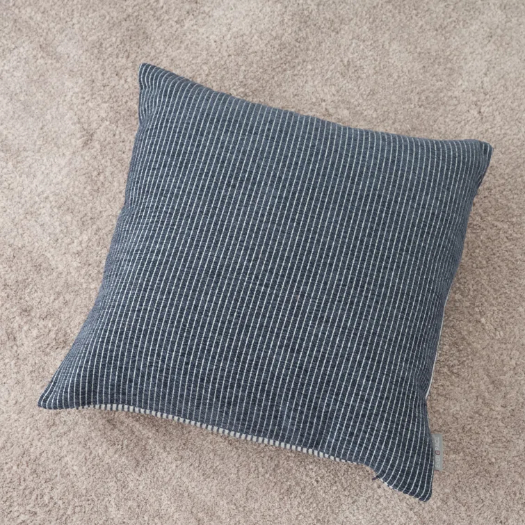 EverGrace Elsa Reversible Pinstripes Striped Reversible Throw Pillow