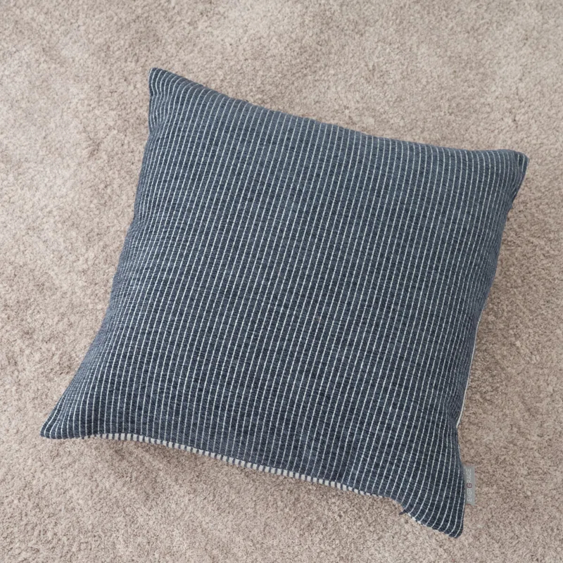 EverGrace Elsa Reversible Pinstripes Striped Reversible Throw Pillow