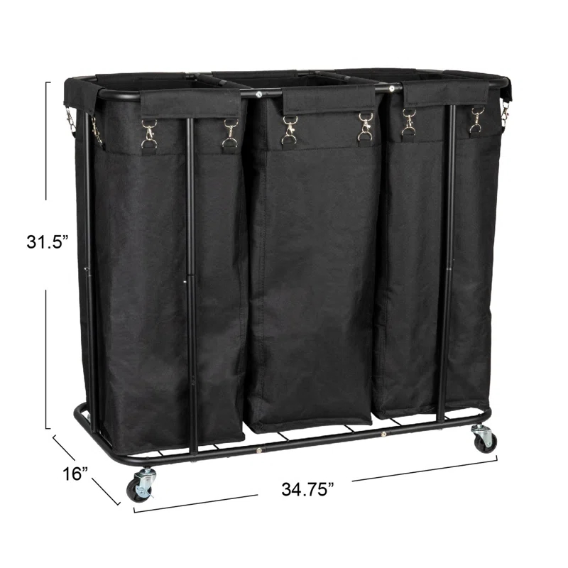 Metal Rolling Laundry Sorter