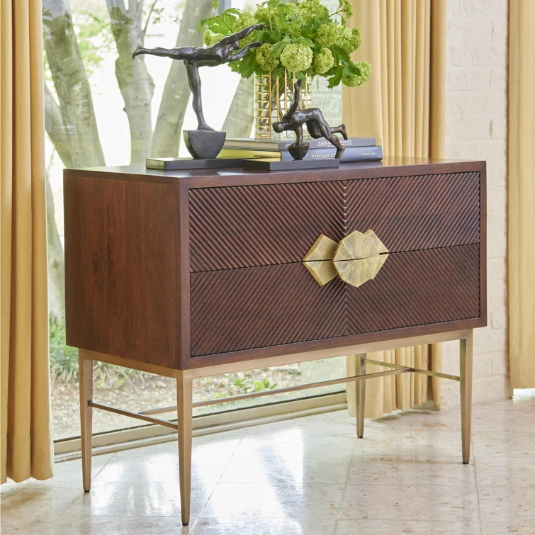 Global Views Galapagos Two-Drawer Chest